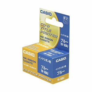 カシオ ディスクタイトルプリンター インクリボン TR-18BU ブルー