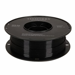 フィラメント PETG 1.75mm,【TINMORRY】PETG-Eco 3Dプリンター フィラメント 1.75mm 1Kg, 黒 (3D Printer Filament Black)