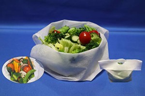 「野菜 蒸せますよ」ベジタブルスチームバッグ 10枚入 日本製 蒸し器 蒸し袋 野菜蒸し 蒸し野菜 （フジテレビめざましテレビ「キラビト」