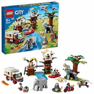 レゴ(LEGO) シティ どうぶつレスキュー基地 60307 おもちゃ 動物 どうぶつ 男の子 女の子 6歳以上