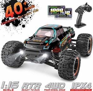 ラジコンカー HBXラジコンカー オフロード 1/16スケール 4WD RTR 電動RCカー 2.4Ghz無線操作 リモコンカー 40 km/h 高速車 競技可能 レー