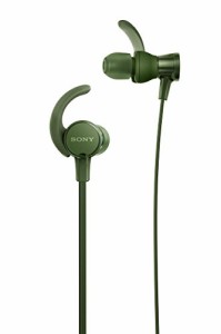 ソニー イヤホン 重低音モデル MDR-XB510AS : 防水/スポーツ向け リモコン・マイク付き グリーン MDR-XB510AS G   