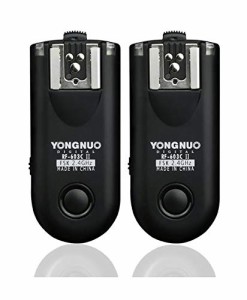 YONGNUO製 RF603CII-C3 第二世代 ワイヤレス・ラジオスレーブ 無線レリーズ キャノン用セット Canon 1D、50D、20D、30D、40D、50Dなど対