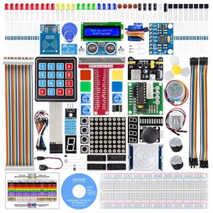 SunFounder Raspberry pi スターター電子工作キット, ラズパイプログラミング, 日本語説明書400+ページ詳細な教本と豊富な学習用レッスン