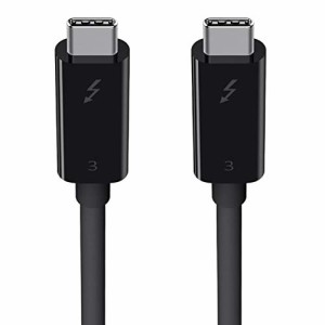 Belkin Thunderbolt3ケーブル 高速 40Gbps 5A 5K / ウルトラHD対応 2m ブラック F2CD085bt2M-BLK-A