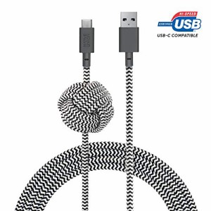 NATIVE UNION [ネイティブユニオン] NIGHT Cable USB-C to USB-A 高耐久 急速充電ケーブル アンカーノット付き - Samsung Galaxy Z Fold2