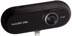 Insta360 ONE 360度 全天球 アクションカメラ， 24MP (7K) 写真 4Kビデオ 超広角 魚眼 レンズ iPhone 6/7/8/X シリーズ 【国内正規品】