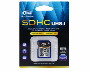 Team UHS-I SDカード 32GB TG032G0SD3FT