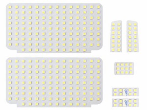 200系 ハイエース グランドキャビン コミューターGL 専用設計 LED ルームランプ キット 純白 ホワイト