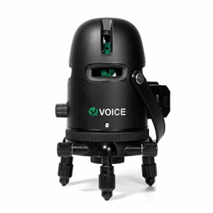 VOICE 2ライン グリーンレーザー墨出し器 Model-G2 アプリからの遠隔操作 タッチスイッチ メーカー1年保証 タテ・ヨコライン照射モデル