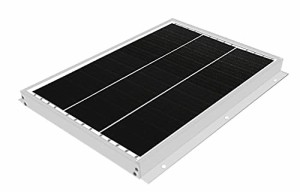 GWSOLAR【 太陽光パネル15W 薄型 2.5cm 】表面取付ソーラーパネル、高品質、1２ｖシステム 蓄電 /キャンピングカー充電に最適、表面取付