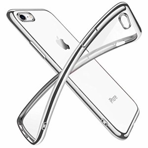 iPhone6 用ケース iPhone6s 用ケース クリア 透明 tpu シリコン メッキ加工 スリム 薄型 4.7インチ スマホケース 耐衝撃 ストラップホー