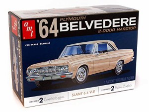 AMT 1/25 1964 プリムス・べルディア ストレート6エンジン付 プラモデル AMT1188