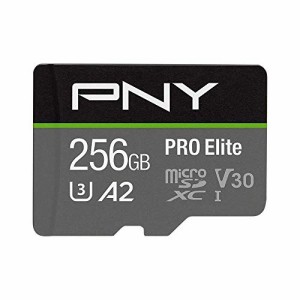 PNYブランド microSD U3 V30ハイスピードメモリカード 256GB P-SDU256V32100PRO-GE