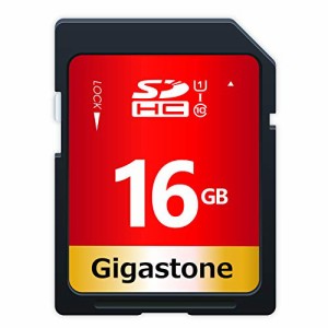 Gigastone SDカード 16GB SDHC メモリーカード 高速 フルHD ビデオ SD card デジタルカメラ Full HD UHS-I U1 Class 10