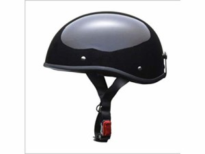 リード工業 ELZO ハーフヘルメット フリーサイズ ブラックメタリック
