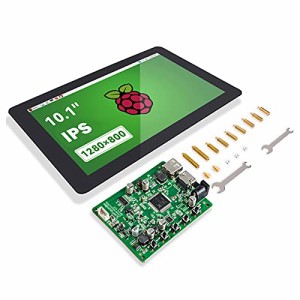 Raspberry Pi 10インチタックモニター - SunFounder 10.1" HDMI 1280x800 IPS LCD タックスクリーン for RPi 400/4B/3B+/3B/2B/LattePand