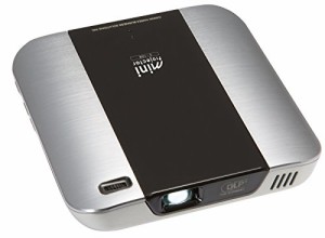 旧モデル モバイルプロジェクター MINI PROJECTOR 最大100ルーメン C-10W シルバー