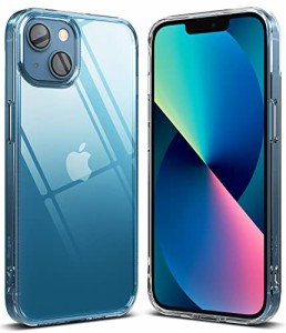 【Ringke】iPhone13 mini 用 ケース ストラップホール付き 全透明 [米軍MIL規格取得] スマホケース 滑り止め 落下防止 カバー Qi 充電 Fu