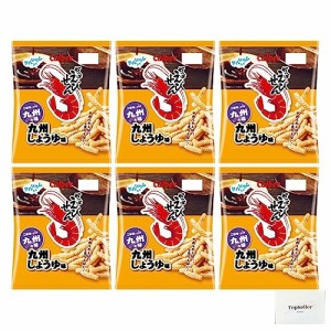 カルビー かっぱえびせん 九州しょうゆ味64ｇ×6袋 Topsellerオリジナルポケットティッシュおまけ付き【在庫あり】