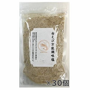 はぎの食品　白えびだし塩　160g　30個セット　万能調味料 海鮮 出汁塩【在庫あり】