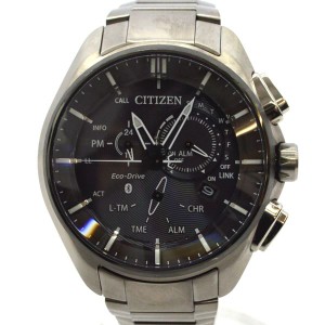 CITIZEN / シチズン ◆クロノグラフ メンズウォッチ Bluetooth ソーラー チタン BZ-1041-57Eブランド【腕時計】【中古】