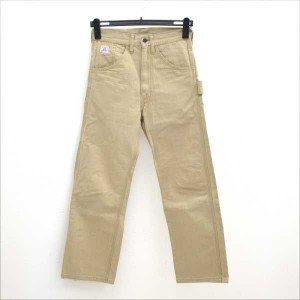 Groovers / グルーヴァーズ ◆ペインターパンツ/ストライプ/ベージュ/サイズW28 メンズファッション 【古着】 【中古】 