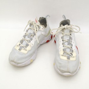 NIKE / ナイキ ◆REACT ELEMENT 55 SE/リアクト エレメント/ホワイト/25ｃｍ BQ6167-102 【靴/クツ/シューズ/SHOES】 【中古】 