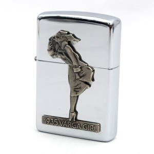 Zippo / ジッポ ◆オイルライター/1935VARGA GIRL/1993年製/シルバー メンズファッション【喫煙具/煙草/タバコ】 【中古】 