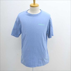 mahagrid/マハグリッド ◆Tシャツ/ロゴ/オーバーサイズ/ブルー/サイズL MG2BSMT500ABLL メンズ 【古着】 【中古】 