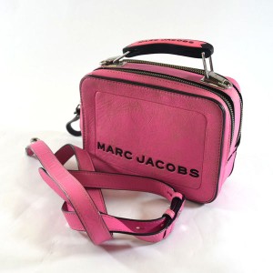 MARC JACOBS / マークジェイコブス ◆ショルダーバッグ/ザ・テクスチャード ボックス 20/レザー/ピンク M0014508 670  【中古】 