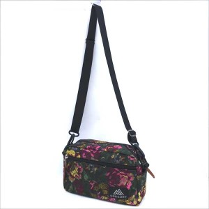 GREGORY / グレゴリー ◆ショルダーバッグ/斜めがけバック花柄/カーキ/サイズM 【バッグ/バック/BAG/鞄/カバン】 【中古】 