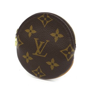 ルイ ヴィトン LOUIS VUITTON コインケース モノグラムミニ コントドゥフェ ポルトモネ ロン/モノグラムミニ グリーン×オレンジ×イエロー レディース M92271 送料無料 55432f