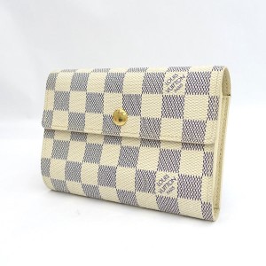 LOUIS VUITTON / ルイヴィトン ◆ポルトフォイユ アレクサンドラ 財布 ダミエ アズール N63068【財布/ウォレット】【中古】 