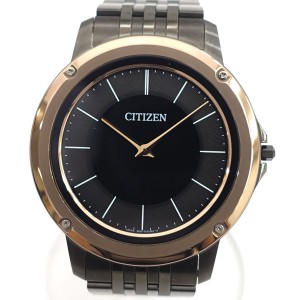 CITIZEN / シチズン ◆ワン エコドライブ 黒文字盤 メンズ腕時計 AR5054-51E ブランド【メンズ/MEN/男性】【腕時計】【中古】