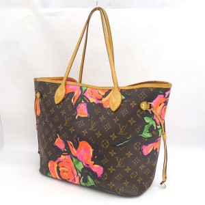 LOUIS VUITTON / ルイヴィトン ◆ネヴァーフルMM モノグラム ローズ トートバッグ M48613【バッグ/バック/BAG/鞄】【中古】