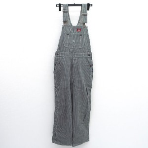 Dickies / ディッキーズ ◆オーバーオール/サロペット/ストライプ柄/ネイビー/サイズM DK011786A40 メンズ 【中古】 