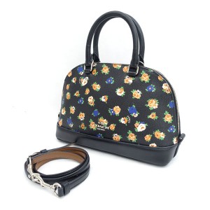 COACH / コーチ ◆ティーローズ フローラル プリント 2WAYバッグ F57624 ブランド【バッグ/バック/BAG/鞄/カバン】 【中古】 