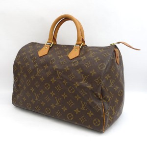 LOUIS VUITTON / ルイヴィトン ◆スピーディ35 ハンドバッグ モノグラム M41524 ブランド【バッグ/バック/BAG/カバン】【中古】