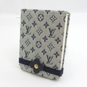 LOUIS VUITTON / ルイヴィトン ◆カルネPM メモ帳 ブルー モノグラムミニ  R20836 ブランド【手帳/アドレス/住所録】 【中古】 