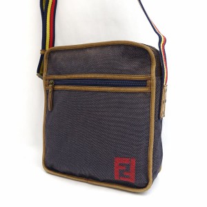 FENDI / フェンディ ◆FFロゴ メッセンジャー ショルダーバッグ デニム 7VA152【バッグ/バック/BAG/鞄/カバン】 【中古】 