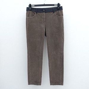 BRUNELLO CUCINELLI / ブルネロクチネリ ◆コーディロイパンツ/ストレッチ/ブラウン/サイズ42 DS71919  【古着】 【中古】 