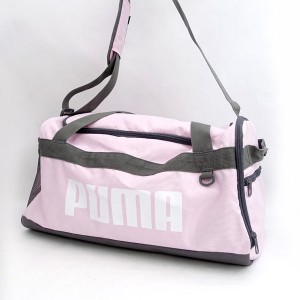 PUMA / プーマ ◆2WAYボストンバッグ/ショルダーバッグ/ロゴ/ピンク×グレー【バッグ/バック/BAG/鞄/カバン】 【中古】 