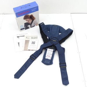 BabyBjorn / ベビービョルン ◆ベビーキャリア　オリジナル Air ダークブルー 子供用品【中古】 