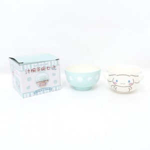 サンリオ ◆ミニ汁椀茶碗セット ミニ　シナモロール 子供用品【未使用】 