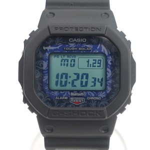 CASIO / カシオ ◆G-SHOCK デジタル 腕時計 コラボ ガラパゴス 電波 ソーラー GW-B5600CD-1A2JR【ウォッチ】【中古】 