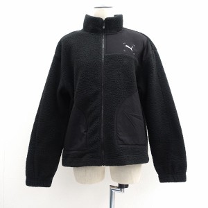 PUMA / プーマ ◆フリースジャケット/ブラック/サイズXL 585529-01 レディースファッション 【中古】 