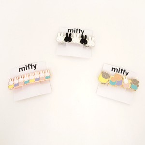 dickbuna　/　ディックブルーナ ◆【雑貨】miffy　ミッフィー　バレッタ　3個セット 生活雑貨【アクセサリー】 【未使用】 