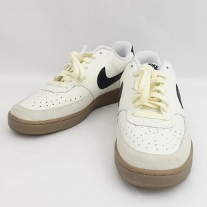 NIKE / ナイキ ◆スニーカー/コートビジョン/ベージュ/25.5ｃｍ FQ8075-133 メンズファッション【メンズ/MEN/男性】 【中古】 