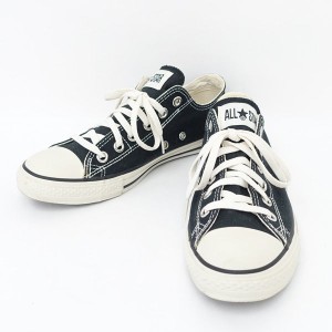 CONVERSE / コンバース ◆スニーカー/LP ウォッシュアウト スリップ OX/ブラック/23.5ｃｍ 1CK761 【靴/クツ】 【中古】 